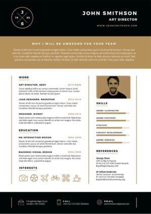 Clean Bold Resume Template! Sleek, professional, and fully customizable in Microsoft Word, this template combines clean design with bold accents to highlight your skills and achievements.