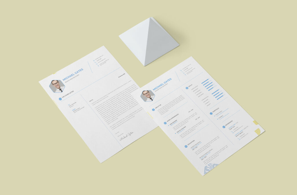 Clean and Functional CV Design that combines style and usability.