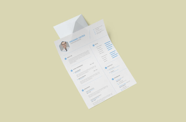 Creative Clean CV Template designed to balance professionalism and creativity.