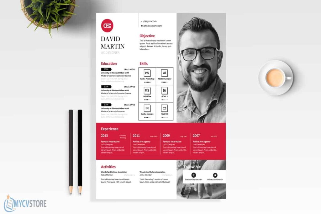 Download the Editable Business Resume Template in Word for a professional, ATS-friendly design.