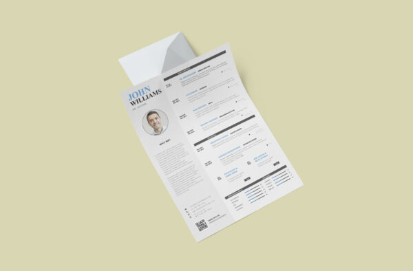 Modern Clean Resume Template! Sleek, ATS-friendly, and fully customizable in Microsoft Word