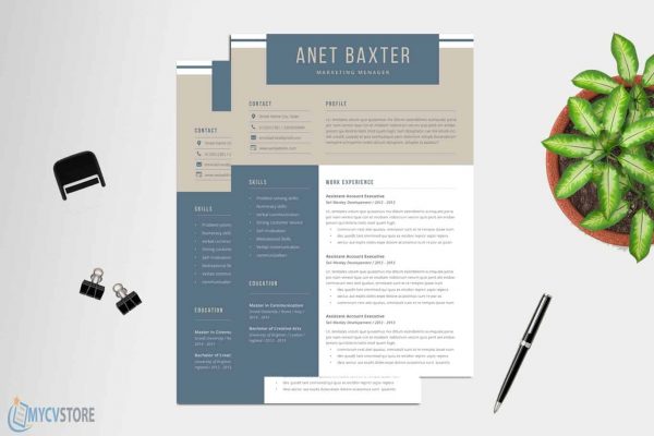 Marketing Resume Word Template