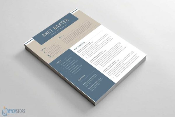 Marketing Resume Word Template