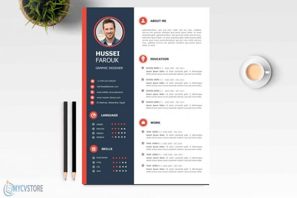 Clean Modern CV Template