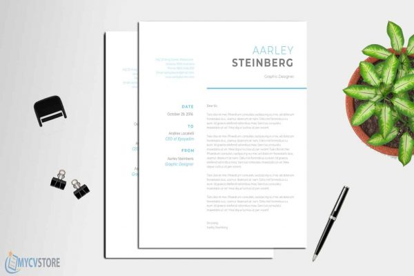 Clean Minimalist Cover Letter