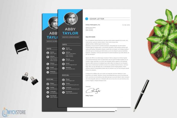 Elegant Designer Cover Letter