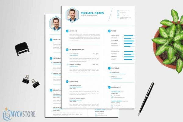 Clean CV Resume Template