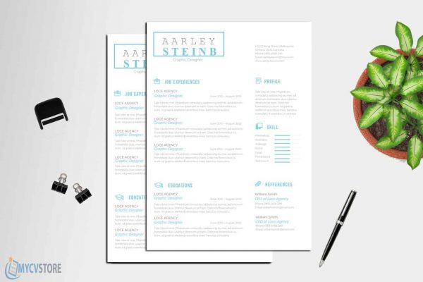 Modern Minimalist CV Template