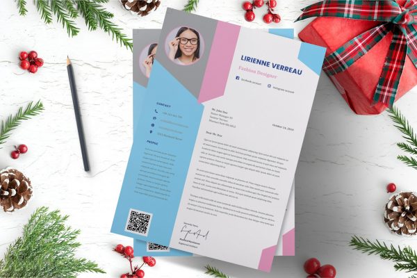 Creative Infographic Cover Letter Word Format