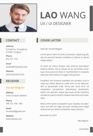 Modern Cover Letter