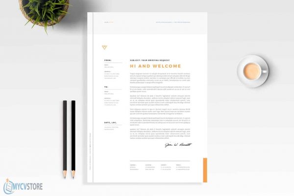 Clean Cover Letter Template