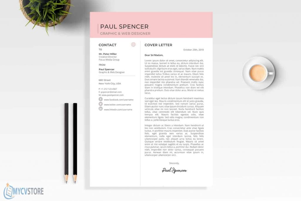 Job Cover Letter Template - Downloadable Cover Letter Template