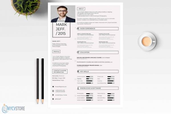 Retro Resume Template