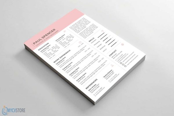 Job CV Resume Template