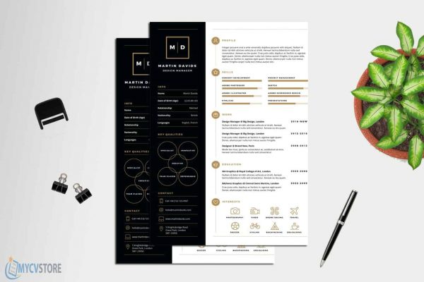 Design Manager CV Template