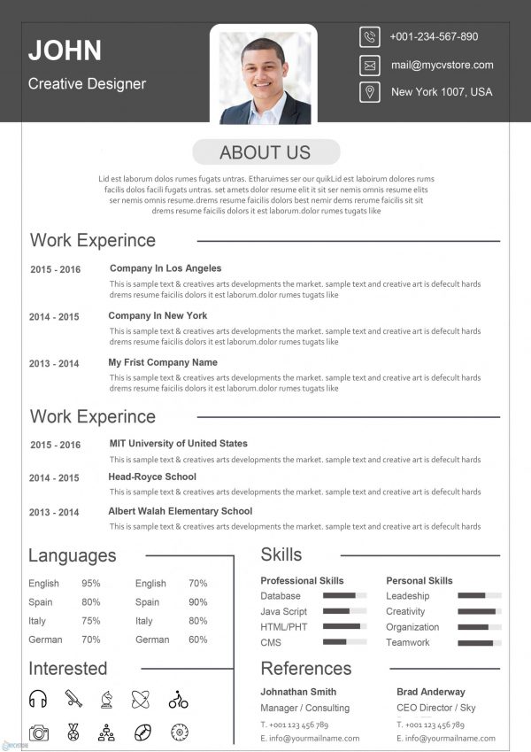 Classic Design Resume