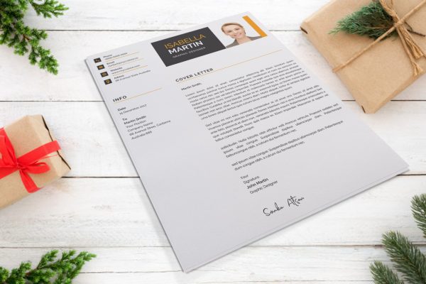 Clean Cover Letter Design