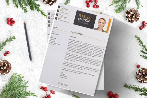 Clean Cover Letter Design