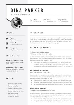 Gina Resume Template