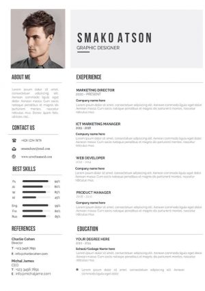 Job Application Resume Template