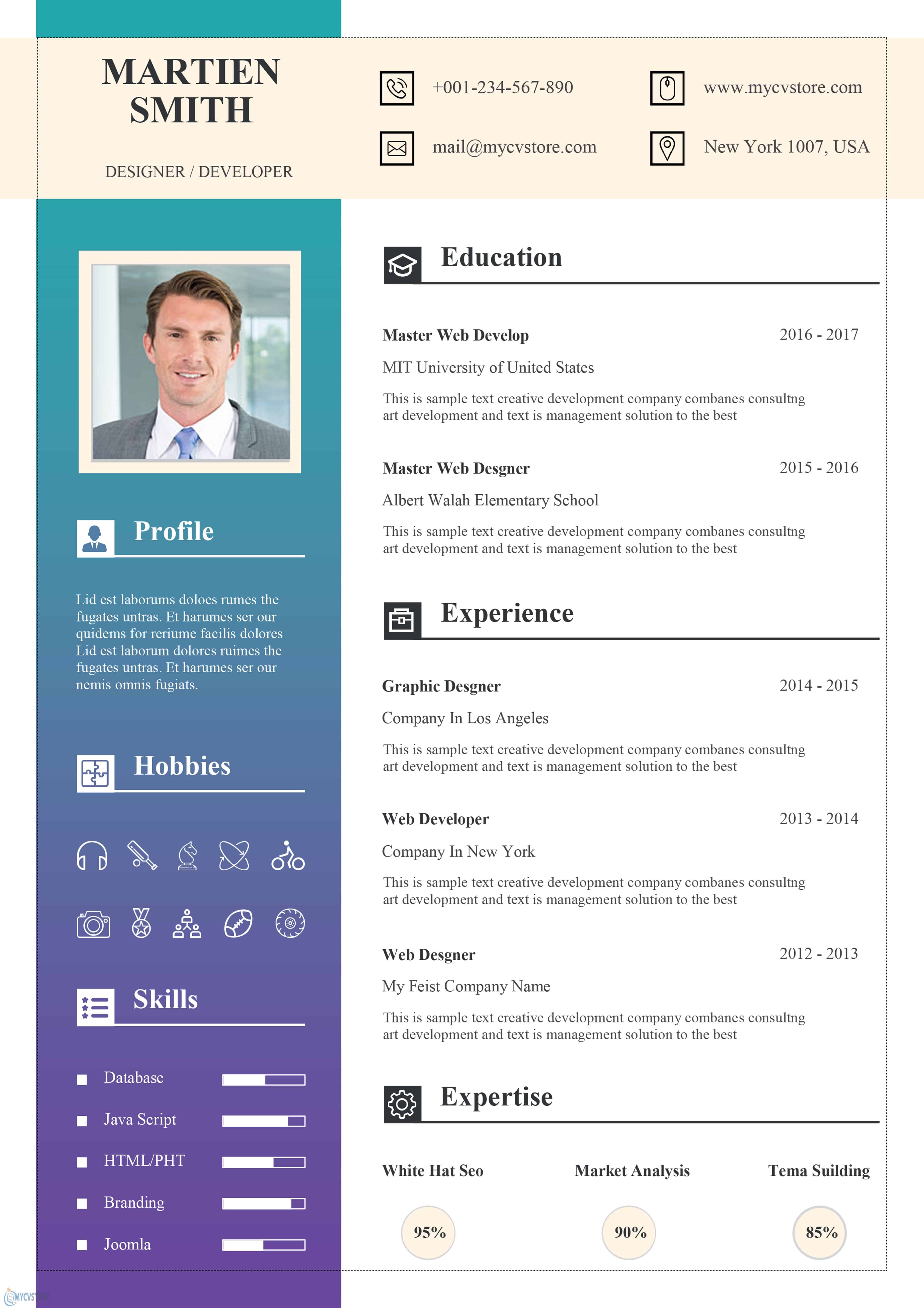free resume download for students