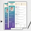 Stationary Resume Template