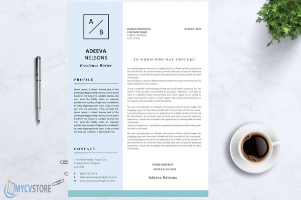 Simple Cover Letter Design