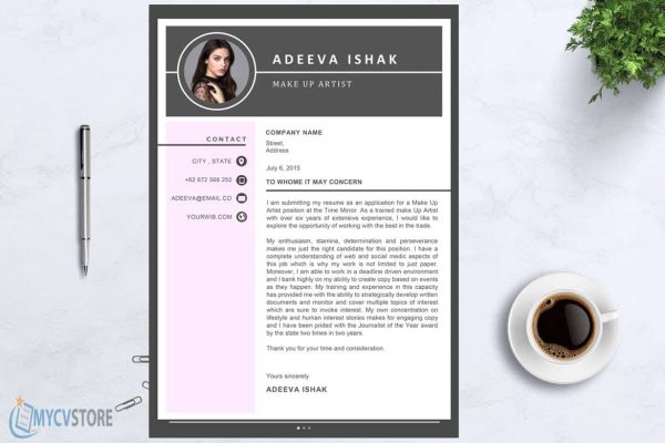 Artist Cover Letter