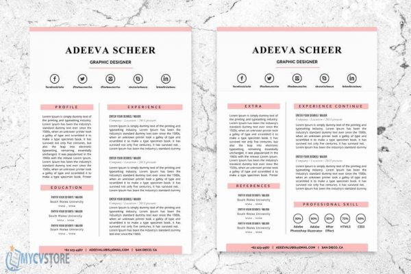 Scheer Resume Template