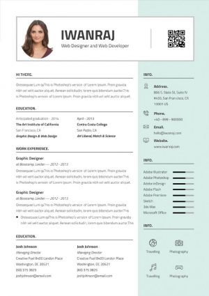 Sharp Resume Template