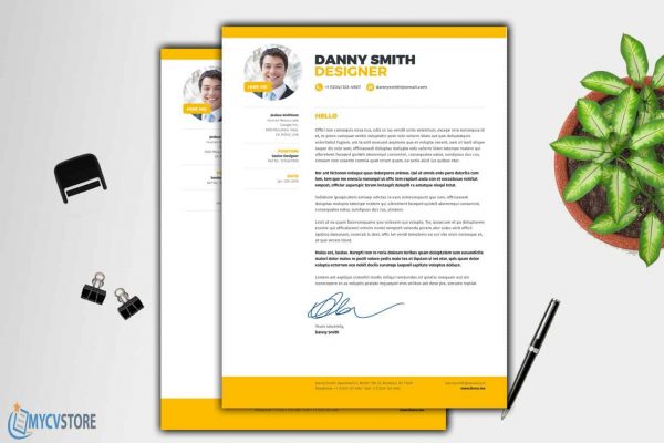 Modern Graphic Designer Cover Letter