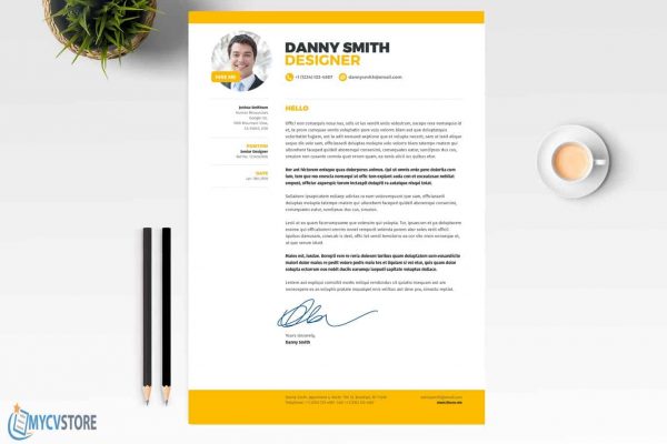 Modern Graphic Designer Cover Letter