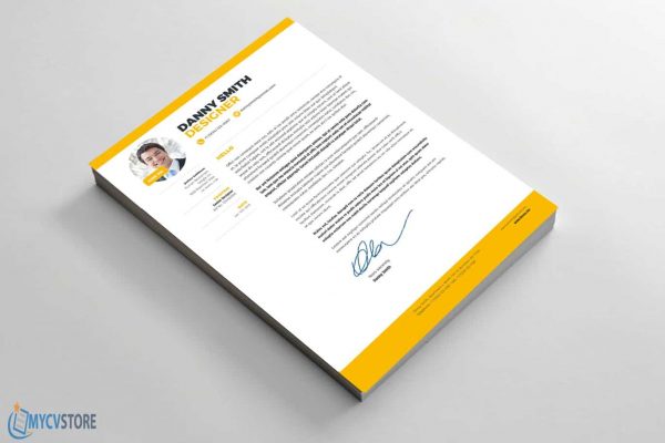 Modern Graphic Designer Cover Letter