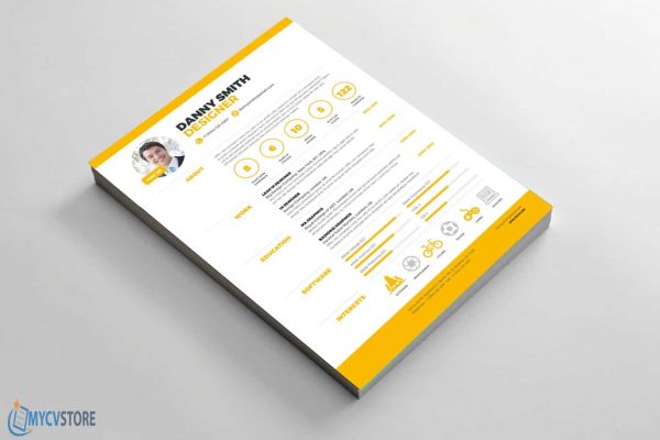 Modern Graphic Designer Resume