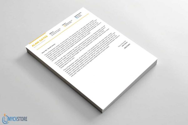 Clean Developer Cover Letter