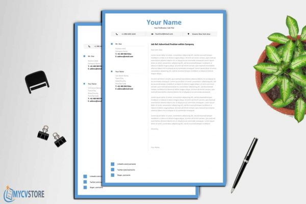 Clean Junior Cover Letter Template