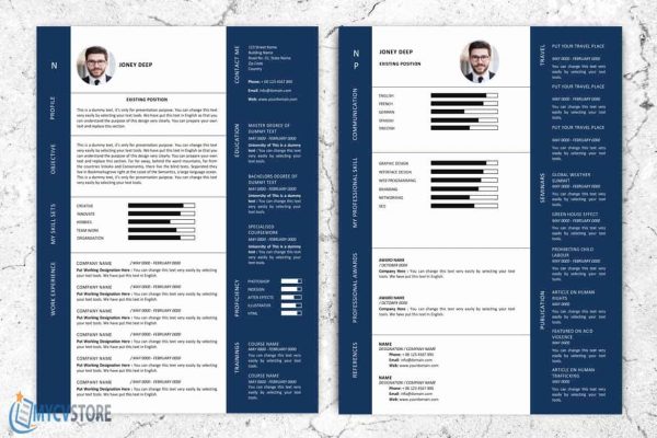 Modern Graphic Designer Resume