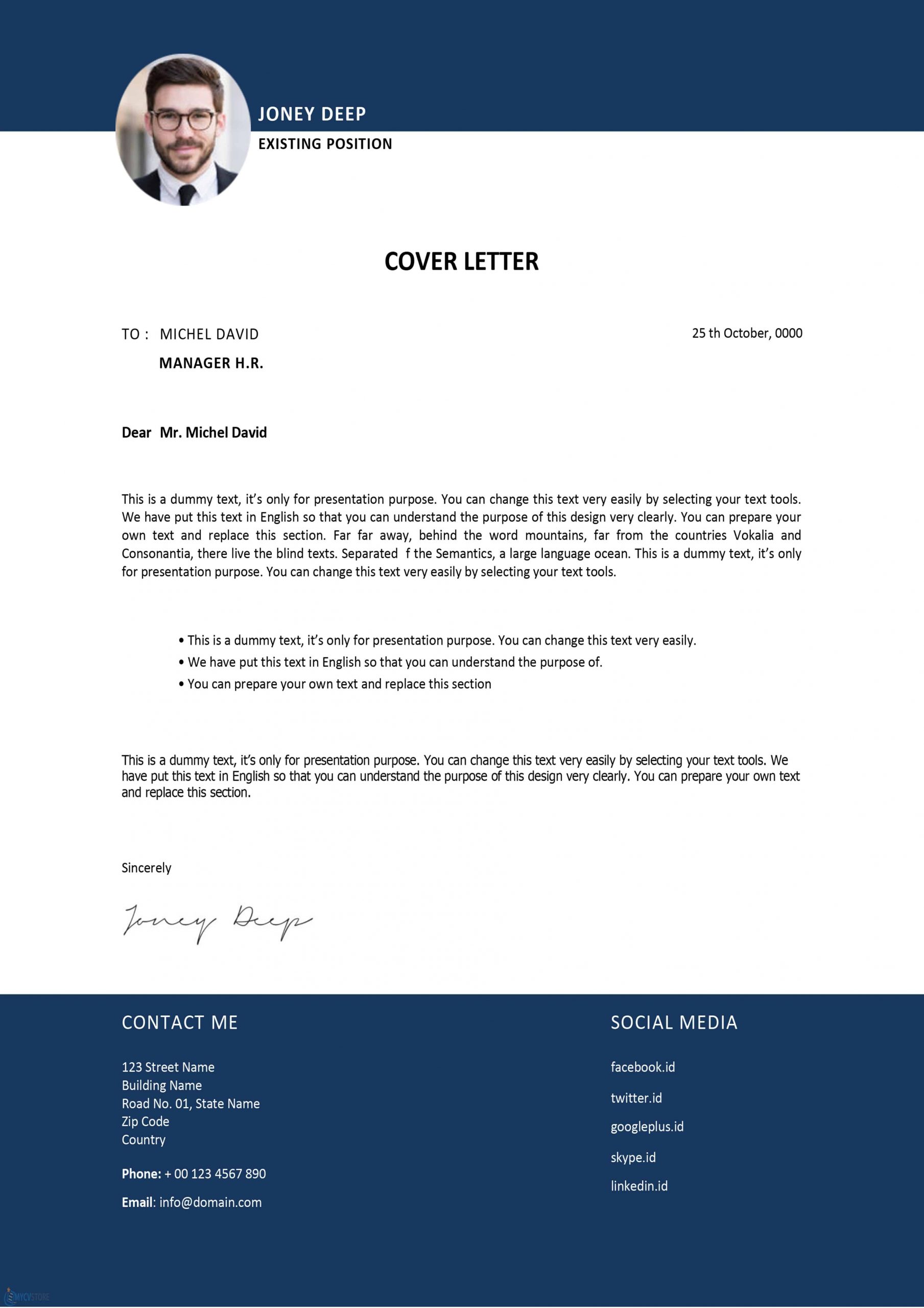 graphic design cover letter samples