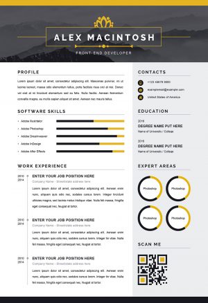 Modern Resume Word Template