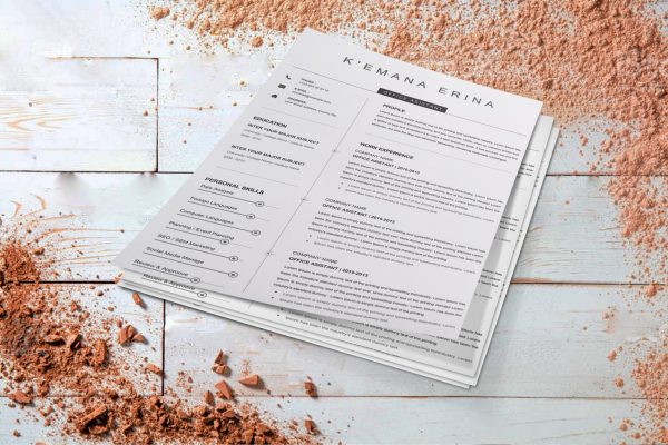 Creative CV Word Format to Download