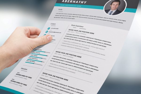 CV Design word format to Download