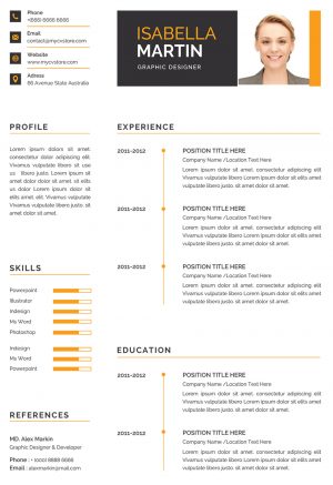 Clean CV Design Template