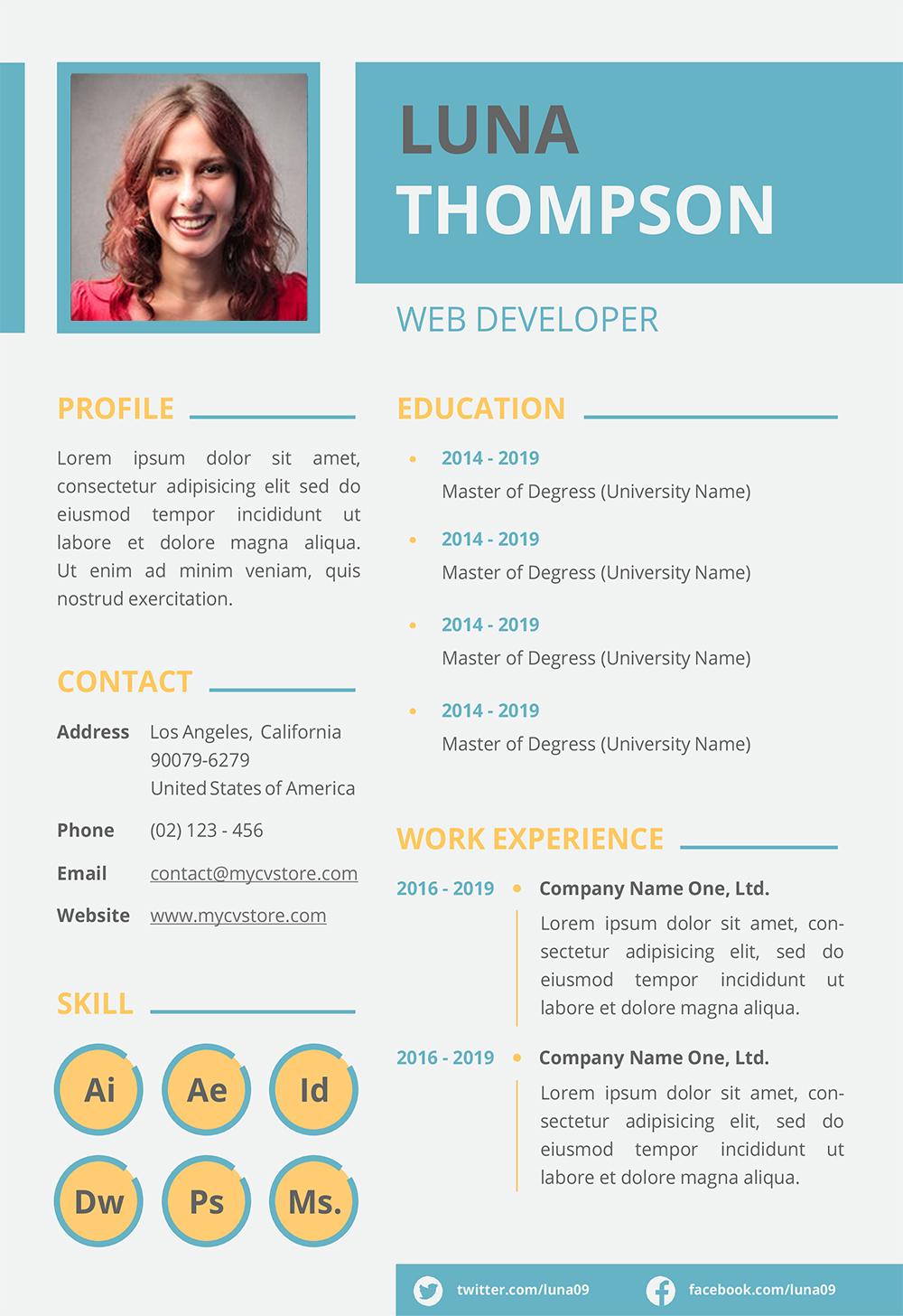 free professional resume template