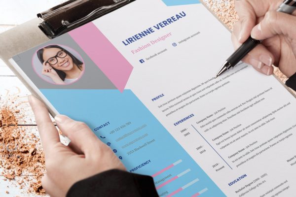 Creative Infographic Resume Word Format