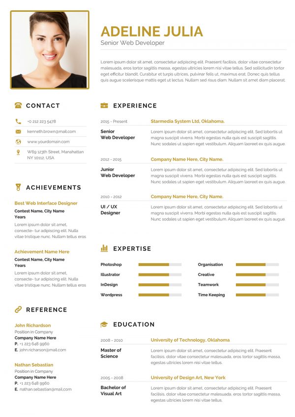 Commercial CV Example