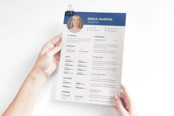 creative cv word format