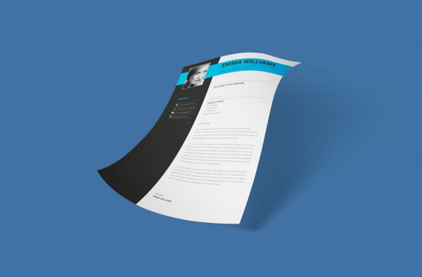 Creative Cover Letter Template Two Column