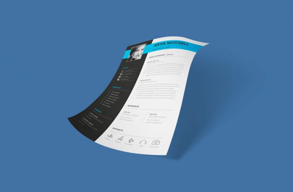 Creative Resume Template Two Column