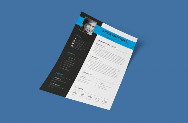 Creative Resume Template Two Column