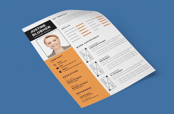 Dynamic CV template 1